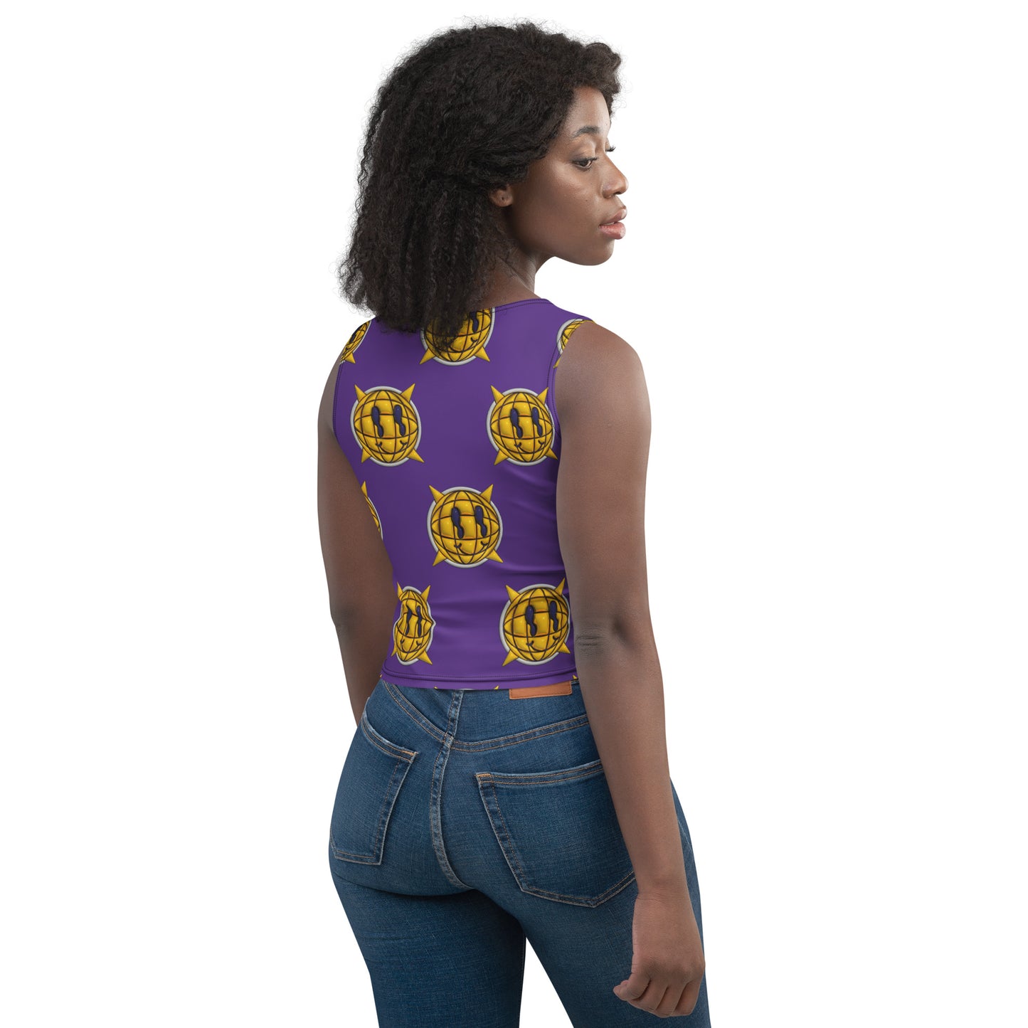 Purple BRONK Crop Top