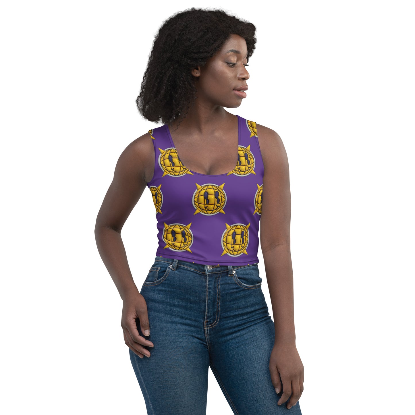 Purple BRONK Crop Top