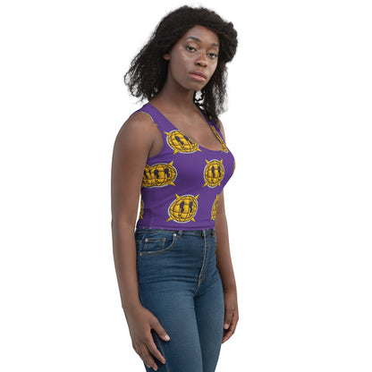 Purple BRONK Crop Top